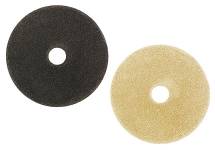 Polishing media for fillet weld sanders