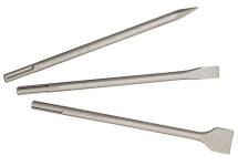 Assortment of chisels SDS-plus
