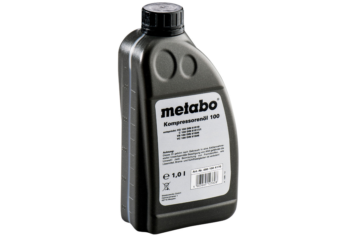 Compressor oil, 1 litre, for piston compressors (0901004170) 