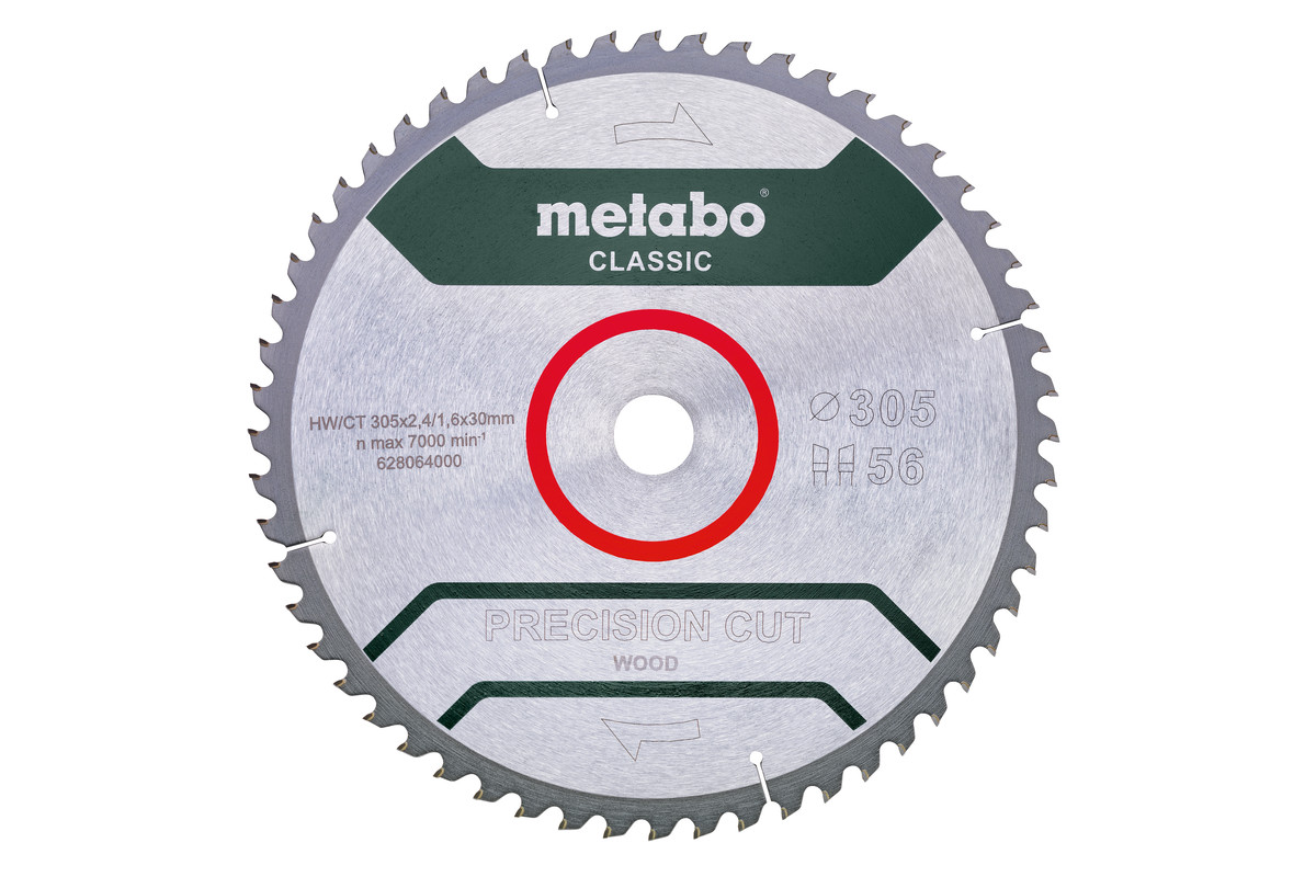 Saw blade "precision cut wood - classic", 305x30, Z56 WZ 5° neg (628064000) 
