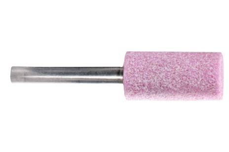 Pink aluminium mounted point 16 x 32 x 40 mm, shank 6 mm, K 46, cylinder (628330000)