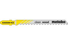 5 Jigsaw blades "clean wood" 74/ 4.0 mm (623635000) 